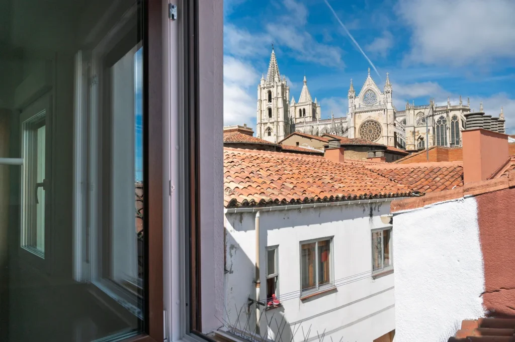 Vistas a la Catedral de León